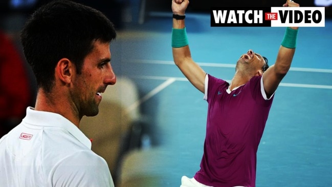 Novak Djokovic reacts as Rafael Nadal lands hammer blow in GOAT race