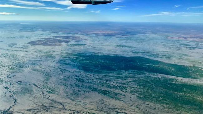 Kati Thanda-Lake Eyre May 2019 . Picture: Wrightsair