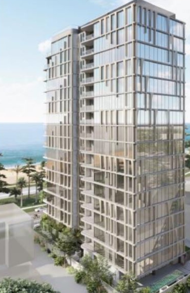 A Caydon Development Group 54-unit development at Miami on the Gold Coast that was rejected by the local council.