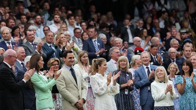 Kate was surrounded by the crowd. Picture: Adrian Dennis/AFP