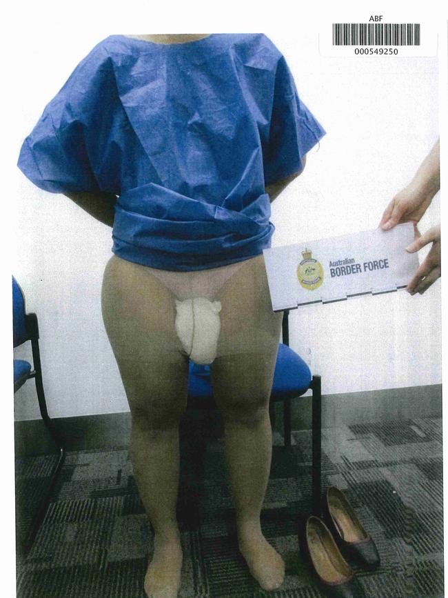 The heroin was trafficked to Australia by an air hostess before Beng Goh picked it up. Picture: Australian Border Force