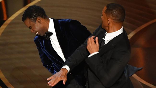 Predictably, talk has turned to stripping Will Smith of his Best Actor award after he slapped Chris Rock. Picture: AFP