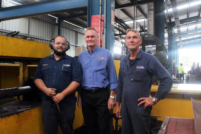 FAMILY BUSINESS: Nick, Glen and Keith Dobinson are fighting against the increasing electricity prices crippling their Rockhampton business.Photo Amber Hooker / The Morning Bulletin. Picture: Amber Hooker