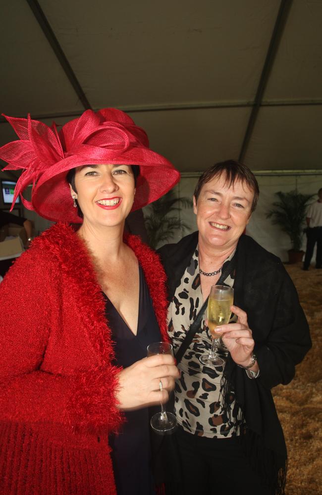 Tracy Wilkins and Christine Pitcher in 2008. Picture: Nicholas Falconer