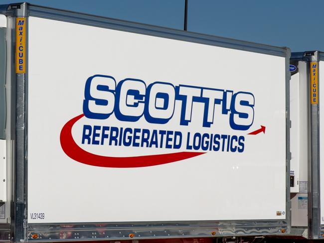 Generic undated image of Scott's Refrigerated Logistics truck