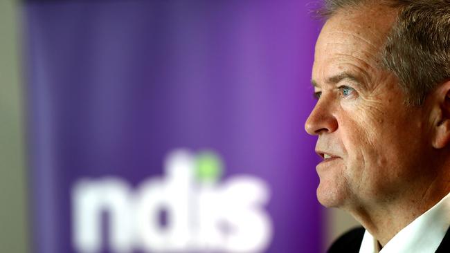 NDIS Minister Bill Shorten. Picture: Alison Wynd