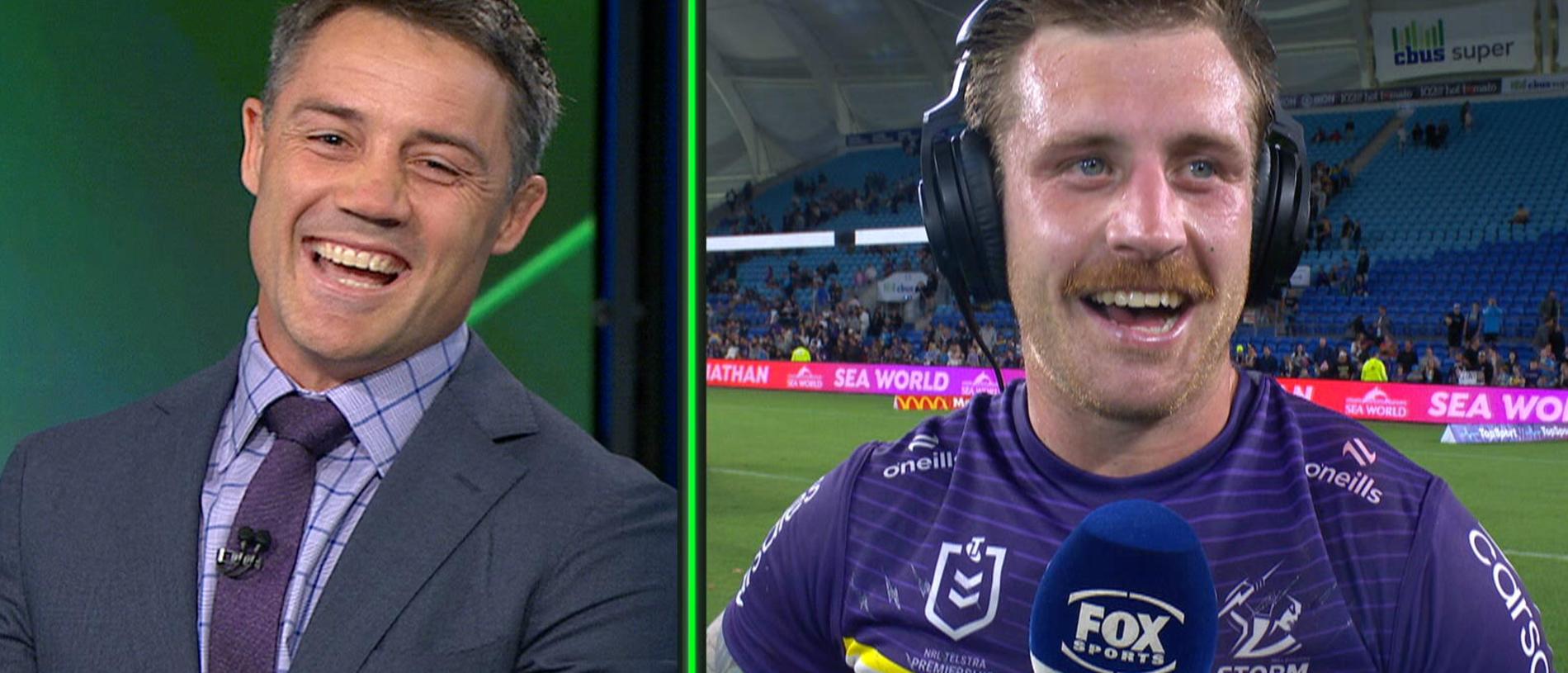 Cooper Cronk and Cameron Munster.