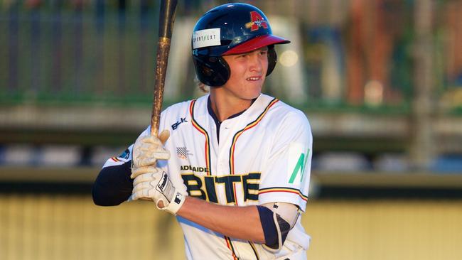 Adelaide Bite young gun Curtis Mead has signed a contract with Major League club Philadelphia Phillies. Picture: Ryan Schembri - SMP Images/ABL Media