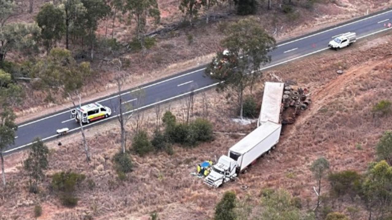 The RACQ CapRescue helicopter was called to a crash at Consuelo near Rolleston.