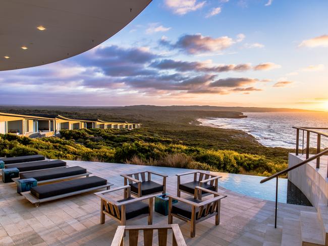 Kangaroo Island’s luxurious Southern Ocean Lodge.