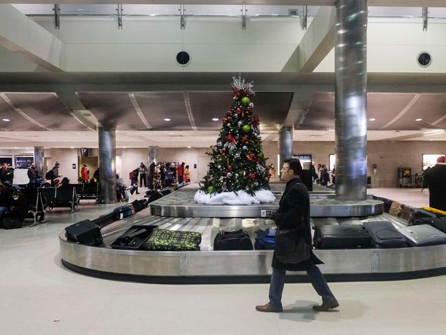 The weather caused havoc for Christmas travellers. Picture: Getty Images via AFP