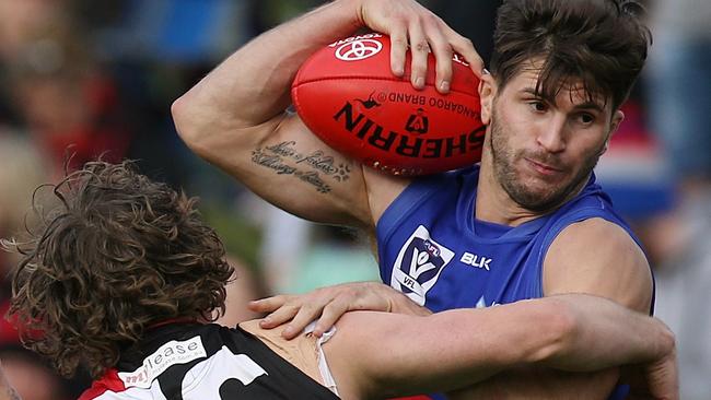 VFL Footscray v Essendon Koby Stevens Picture: Wayne Ludbey