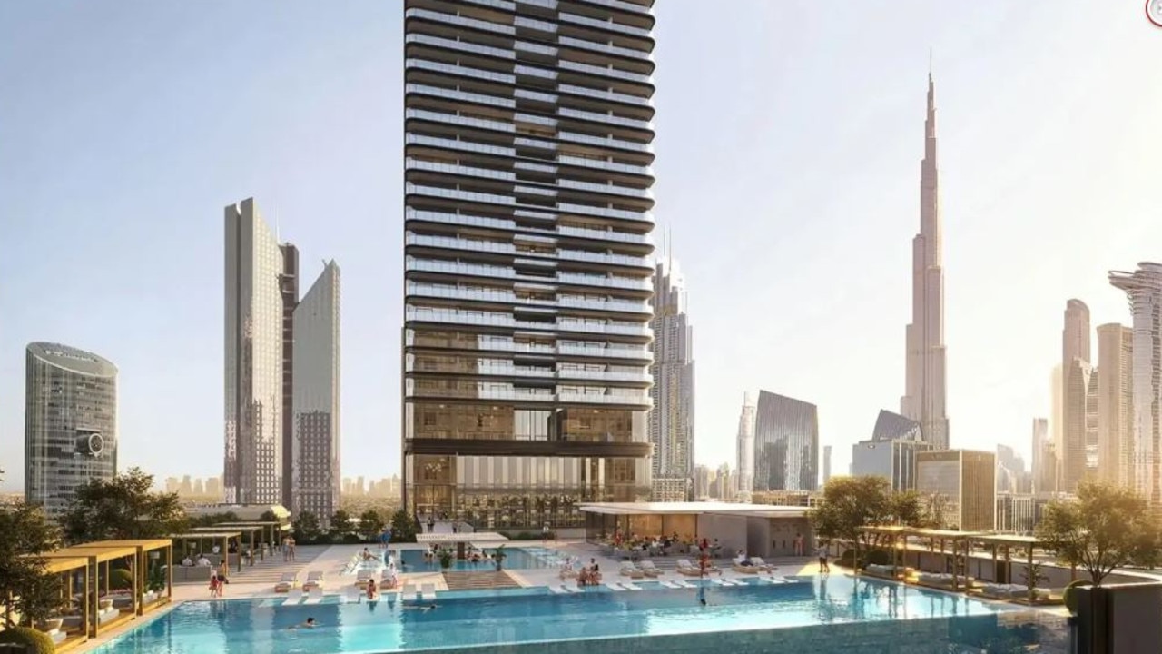 With views of the world’s tallest building, the Burj Khalifa, on right. Picture: DarGlobal