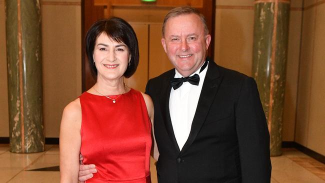 Anthony Albanese and ex-wife Carmel Tebbutt in 2018. Picture: Supplied