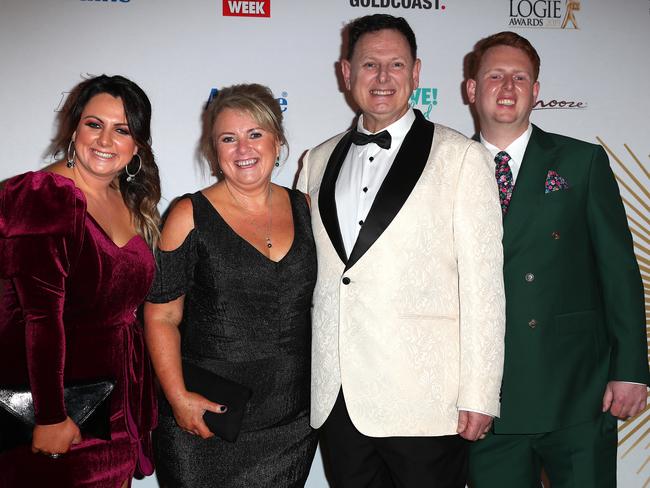 The Fren Family from Travel Guides are all smiles as they head into the event. Picture: Getty