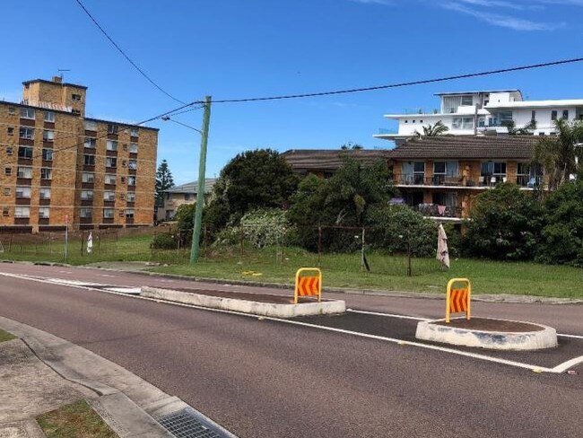 Site of the proposed development which has attracted 25 objections regarding landscaping, overshadowing, height concerns and parking concerns.