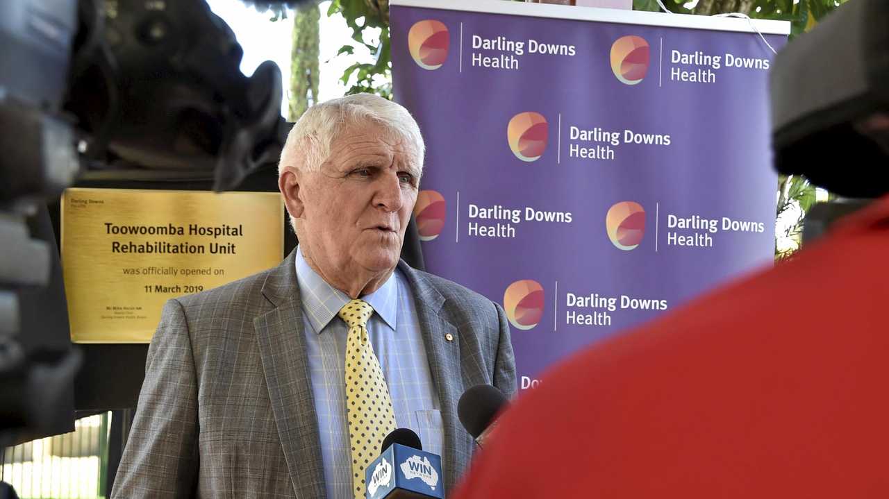 Mike Horan, DDHHS board chair . A fully refurbished ward at Baillie Henderson Hospital is now operating as rehabilitation ward of Toowoomba Hospital. March 2019. Picture: Bev Lacey