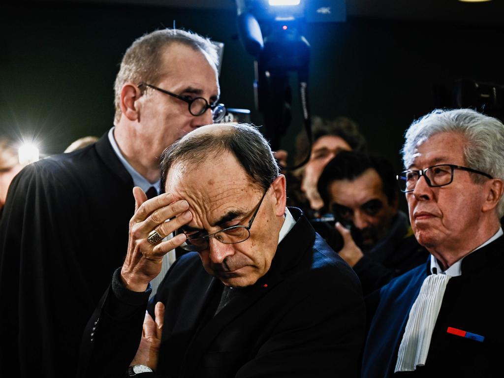 Lyon archbishop, cardinal Philippe Barbarin is the highest-profile Catholic cleric to be caught up in a paedophile scandal in France. Picture: AFP