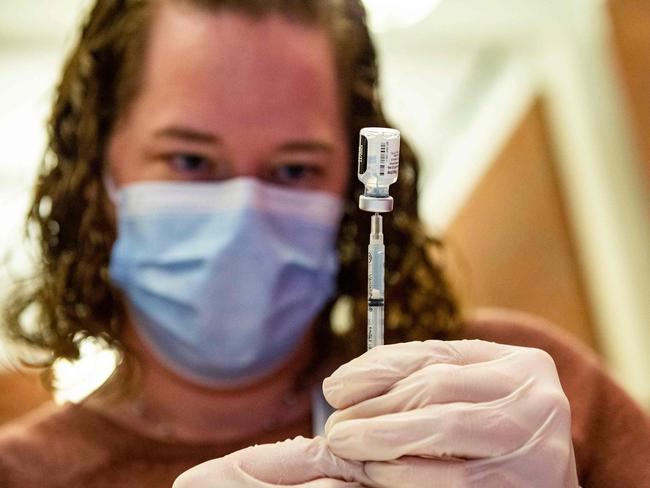 Under 40 per cent of the Queensland population has had its free flu shot. Picture: Joseph Prezioso / AFP