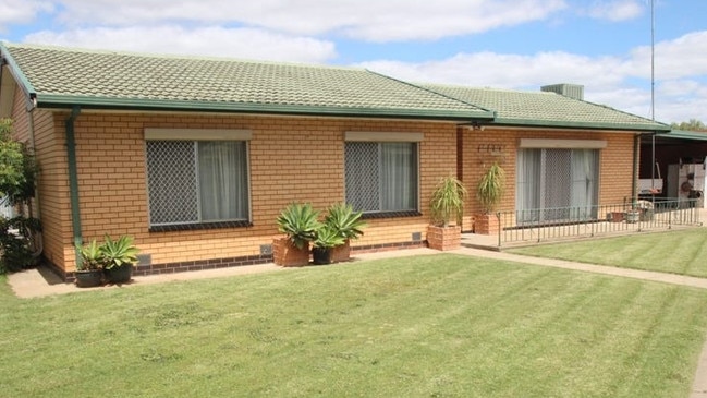 In Cobram, this three-bedroom house at 1 Wilkurt St is listed for $380 a week.