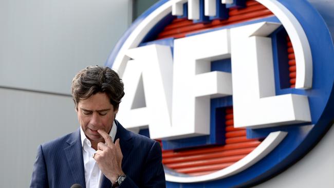 Joel Wilkinson says Gillon McLachlan’s position as AFL boss is untenable.