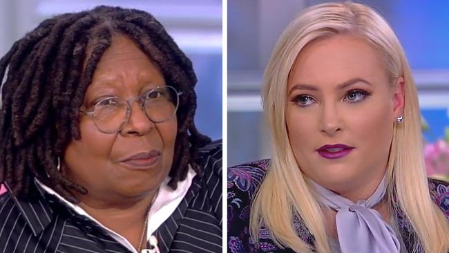 Whoopi Goldberg and Meghan McCain spent years together on The View.