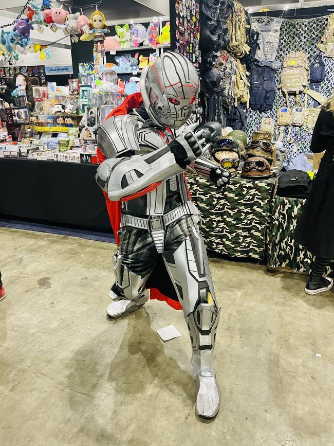 Joel Gnanasigamony at the Oz Comic Con in Melbourne on Saturday June 8, 2024. Picture: Jack Colantuono