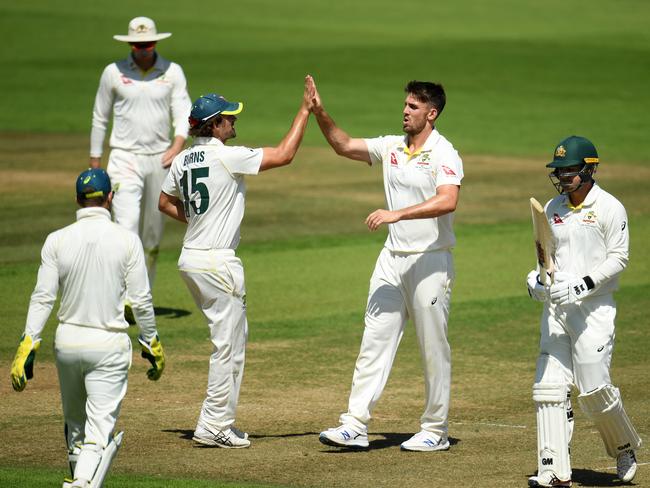 Mitchell Marsh has made a strong push for selection with some quality bowling. Picture: Harry Trump/Getty Images