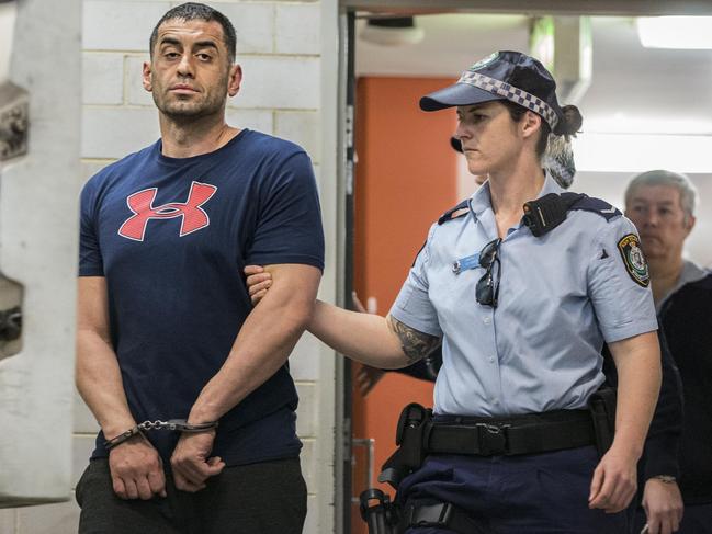 Police arrest Ahmad ‘Adam’ Doudar. Picture: Jenny Evans