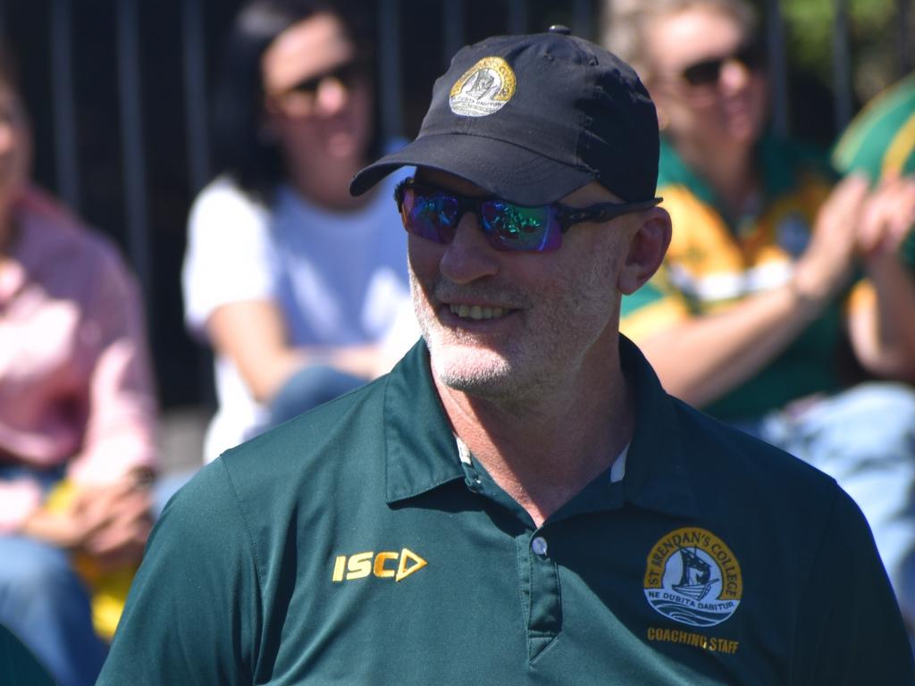 St Brendan's coach Scott Minto.