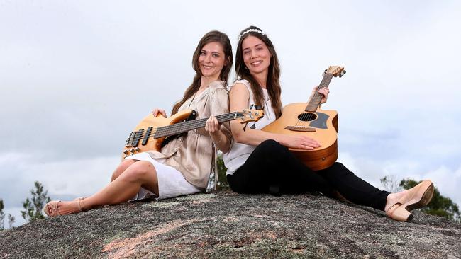 Stanthorpe’s very own Jennie and Emma Wardle who comprise the pop, folk duo Nine Year Sister will be performing at this years Snowflakes in Stanthorpe festival. Photo: Adam Head