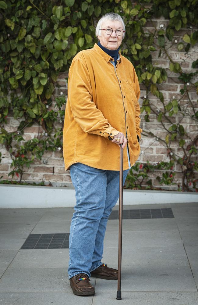 Sandy Pottinger ahead of International Day Against LGBTQIA+ Discrimination, Wednesday, May 15, 2024. Picture: Kevin Farmer