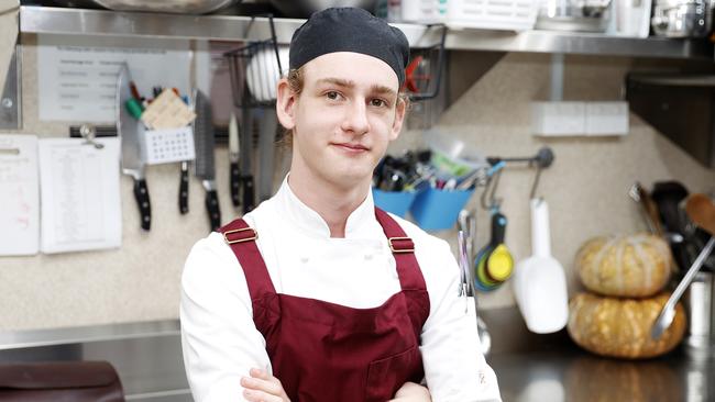 17-year-old Tyler Pockran, who is a finalist in the School Based Apprentice/Trainee of the Year award. Picture: Tim Hunter