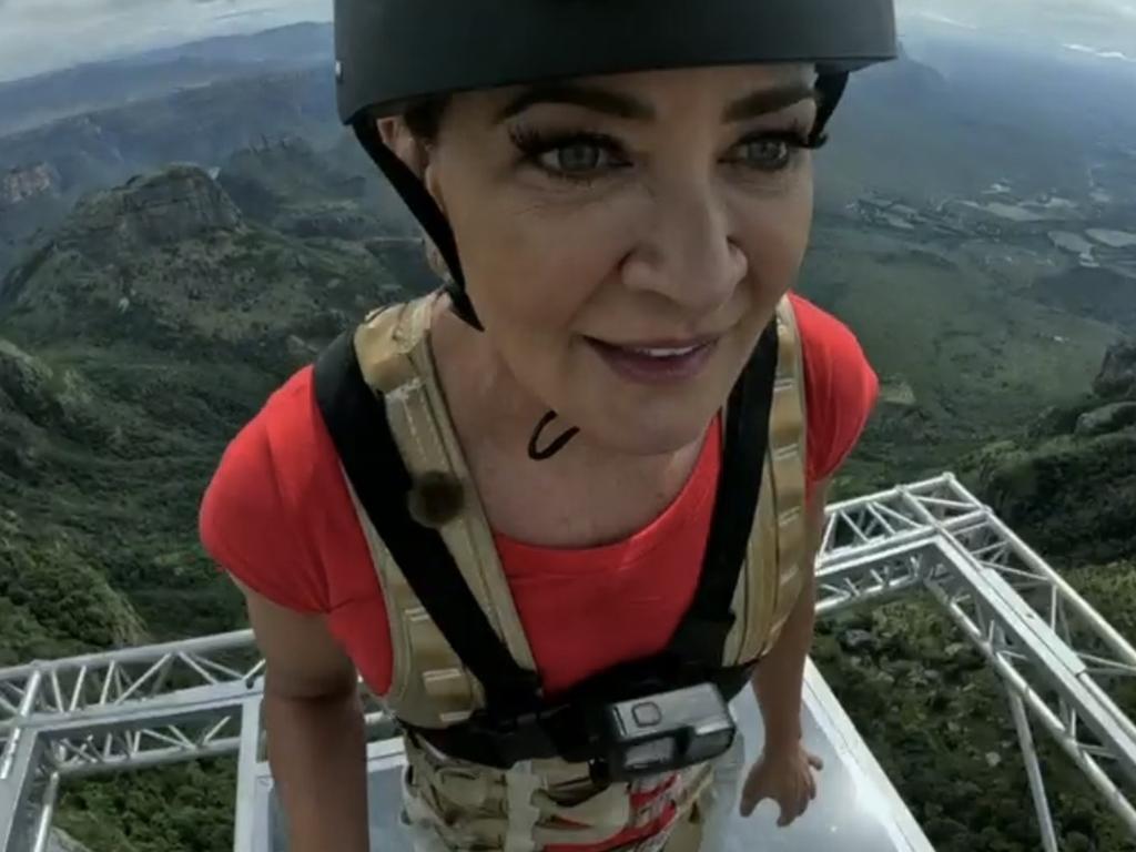 Michelle Bridges smashed the heights challenge.