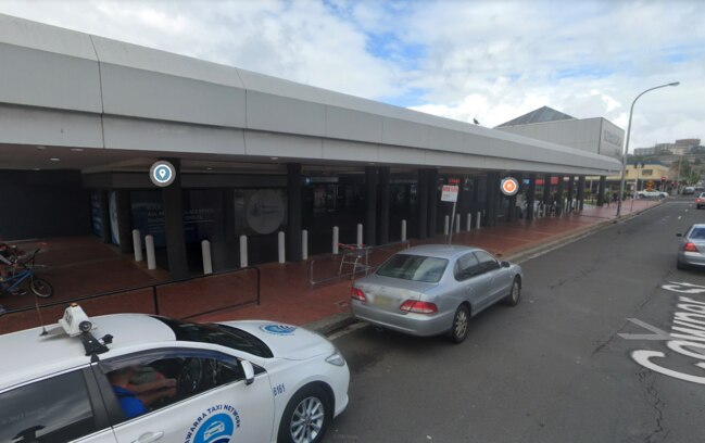 The taxi driver tormented by Carlee Smedley detoured to the taxi rank at Warrawong Plaza. Picture: Google