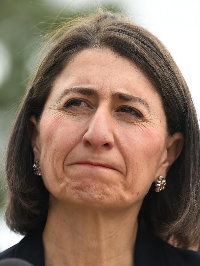 Premier Gladys Berejiklian said Labor just want to cancel major infrastructure. Picture: AAP Image/Dean Lewins