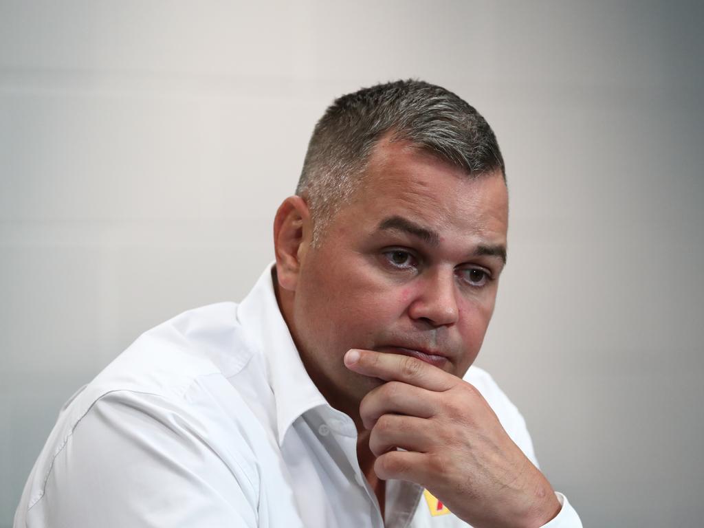 The current losing streak will be a huge test for Anthony Seibold as a coach.