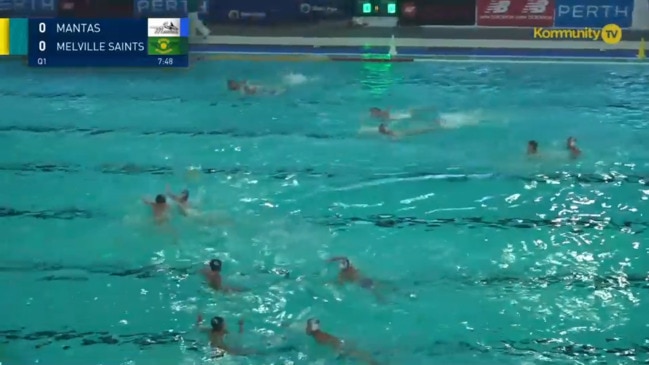 Replay: Australian Youth Water Polo Championships Week 2 - Mantas v Melville Saints (12B)