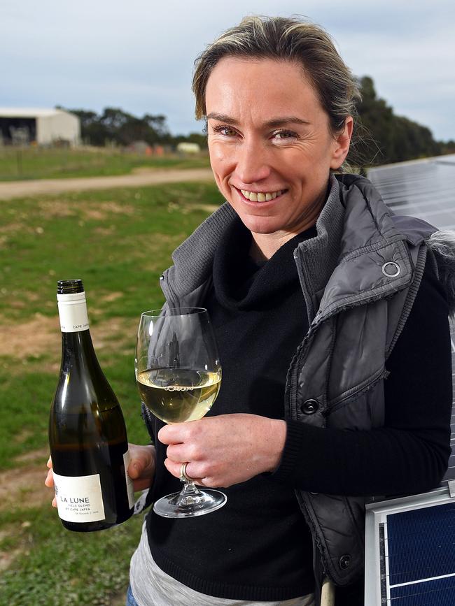 Vignerons Australia chief executive Anna Hooper, pictured at her Cape Jaffa winery. Picture: Tom Huntley