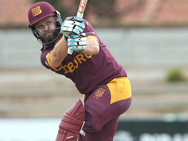 Aaron Shellie in action for Coburg. Picture: Hamish Blair