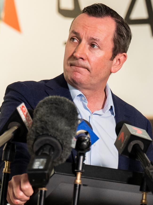 WA Premier Mark McGowan. Picture: NCA NewsWire / Tony McDonough