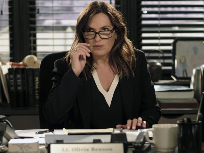 Hargitay fronted Law & Order: Special Victims Unit. Picture: Christopher Saunders/NBC