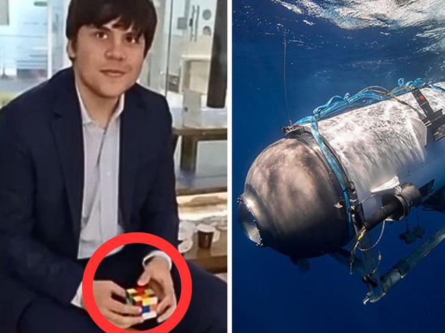 Suleman Dawood dreamed he would solve the Rubik's Cube 3,700 metres below sea-level. Picture: BBC / Supplied