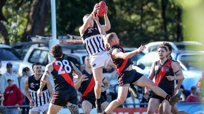 Jasper Mundy kicked three goals to feature among the Panthers’ best. Picture: George Sal