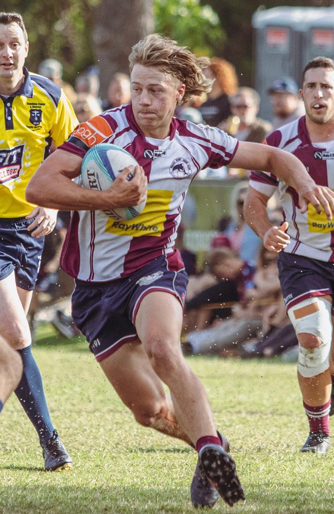 Harry Langbridge had a breakout season for the Noosa Dolphins playing in both reserve grade and a-grade competitions. Picture: Jack Riddiford