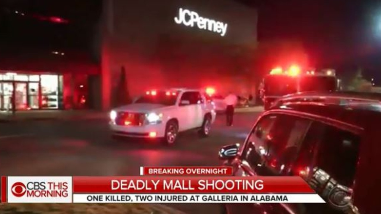 Black Friday shooting leaves one dead and two injured in Alabama. Picture: CBS News