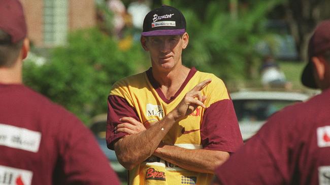 Coach Wayne Bennett was a brutal taskmaster in the early days.
