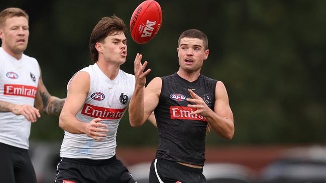 Lachie Sullivan has scored 75 SuperCoach points in each of his first two AFL games. Picture: Robert Cianflone/Getty Images