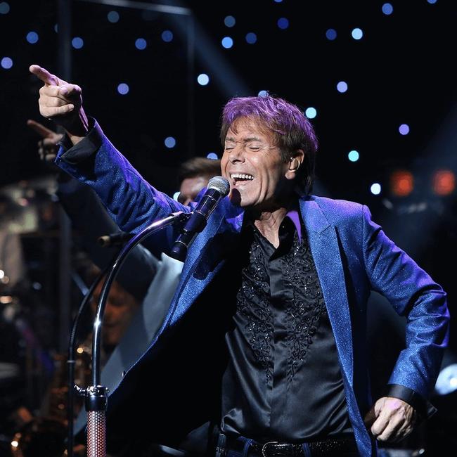 Singing client Sir Cliff Richard.