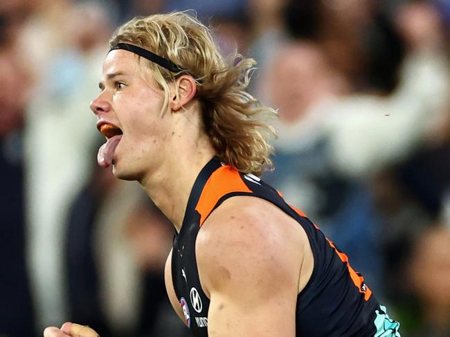 Tom De Koning celebrates his goal. Picture: Quinn Rooney/Getty Images